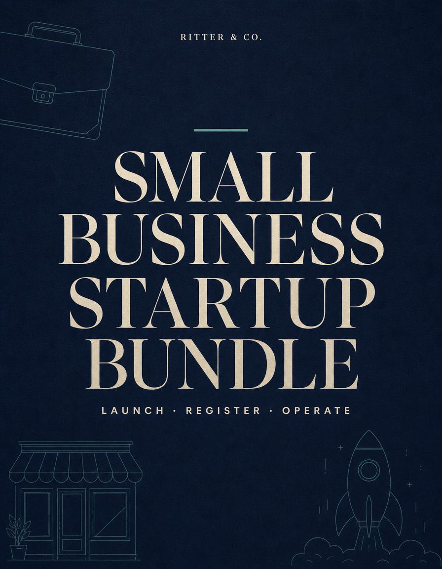 Sample page from Small Business Startup Bundle